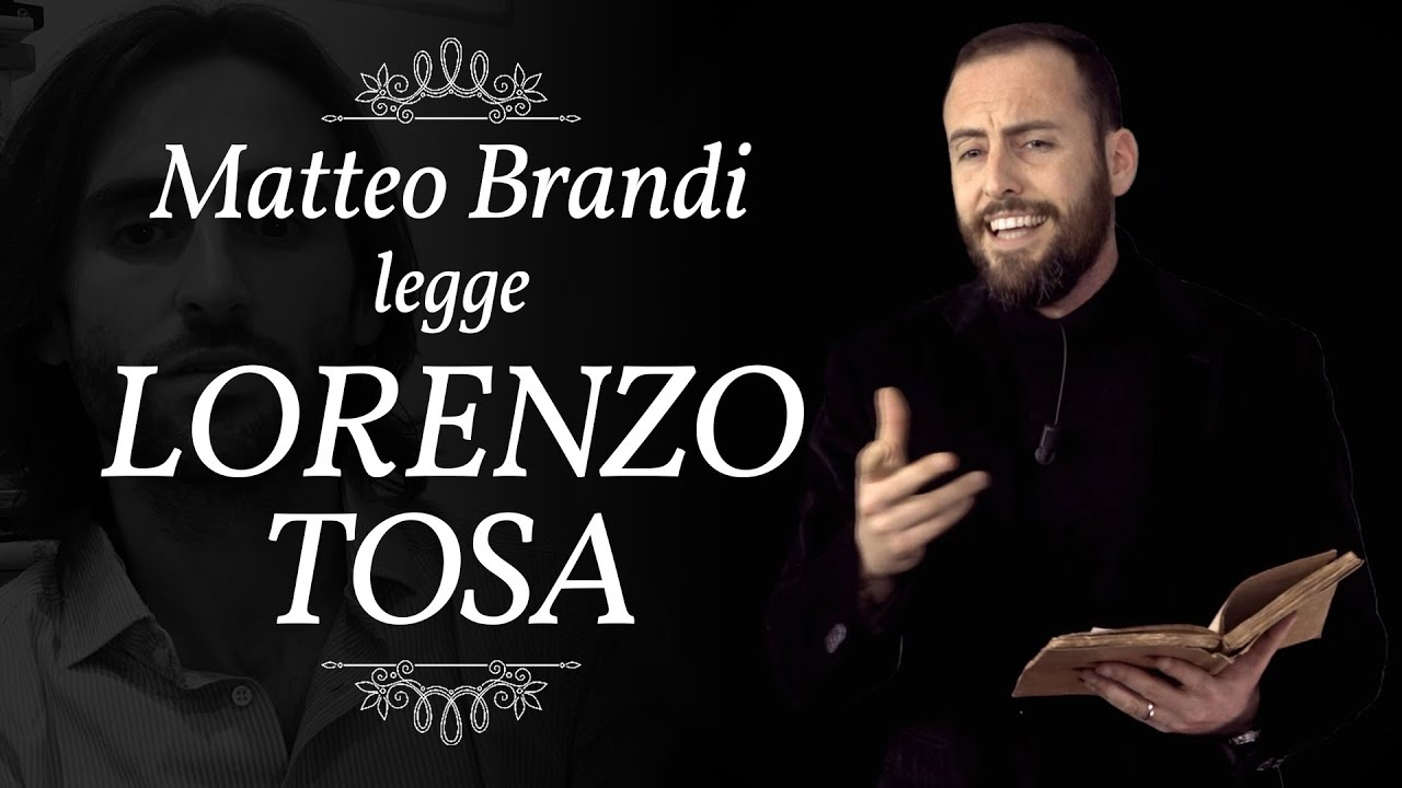 MATTEO BRANDI LEGGE LORENZO TOSA - I grandi pensatori del XXI secolo italiano