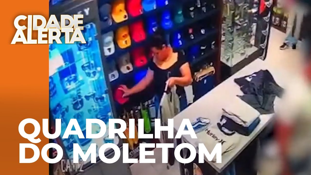 Mulheres são flagradas roubando diversas roupas em shopping de Curitiba