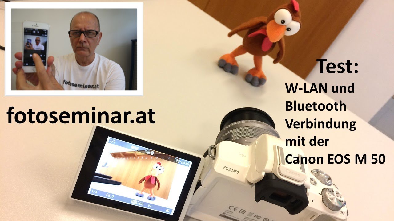 fotoseminar.at - Test #13 | Canon EOS M50 | WLAN und Bluetooth Verbindung