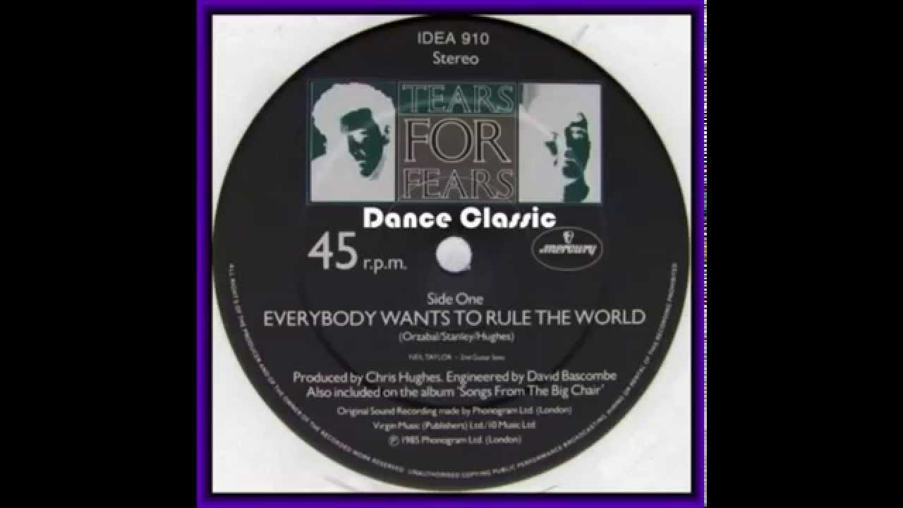 Tears For Fears - Everybody Wants To Rule The Worl (U.S. 12
