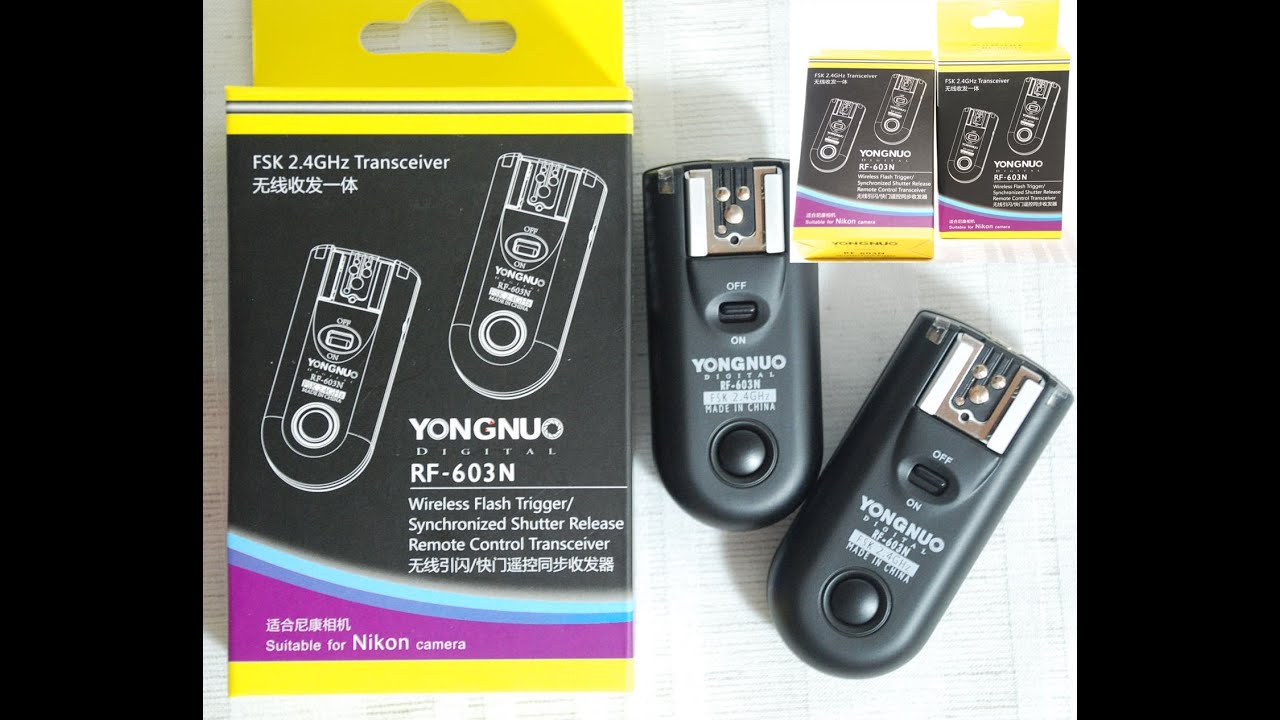 YONGNUO RF-603 N PARA NIKON EM PORTUGUÊS