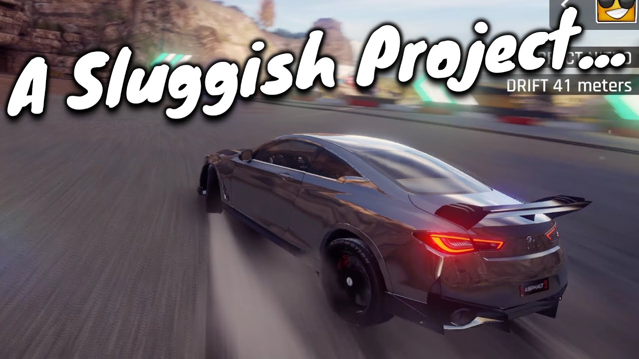 A Sluggish Project... | Asphalt 9 4* Golden Infiniti Project Black S Multiplayer