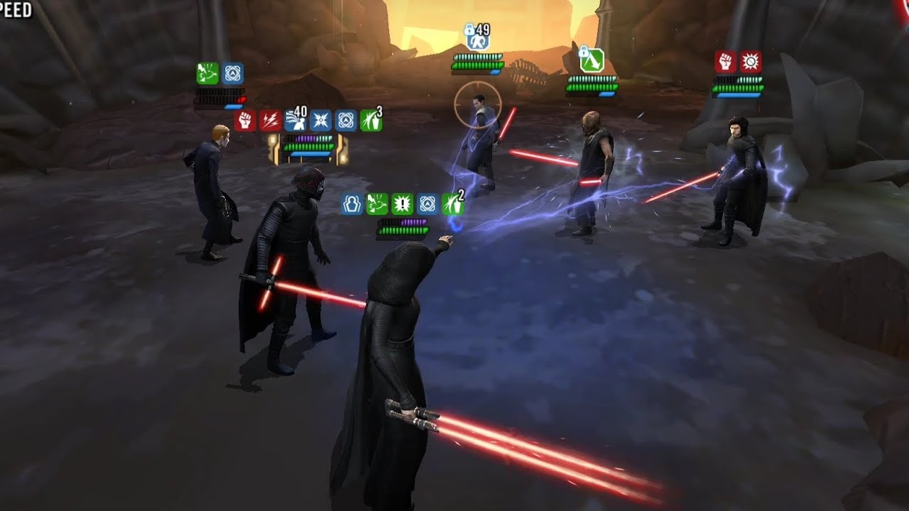 GAC [3v3] : SLKR-DSVRey vs Stranger Things [SWGoH] [Counter]