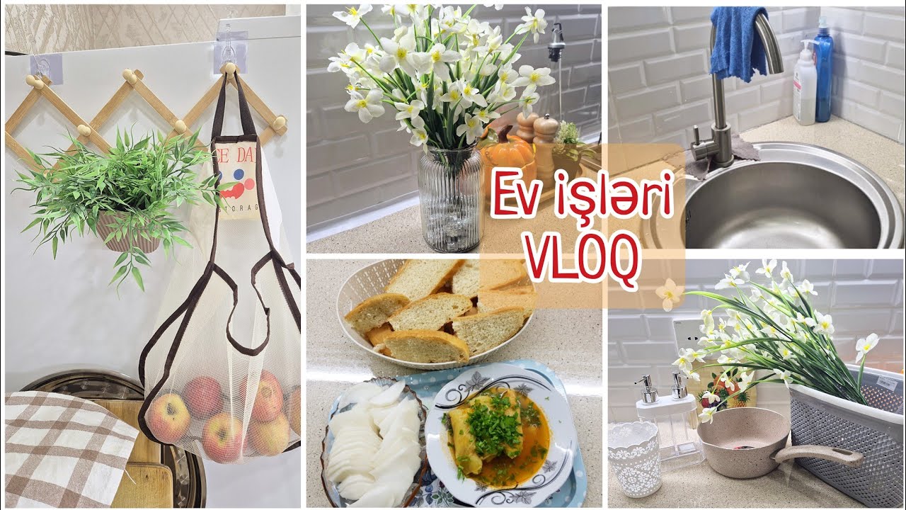 VLOQ🌷GÜNLÜK HƏYAT/KƏLƏM DOLMASI🥬🛒ALIŞ-VERİŞ