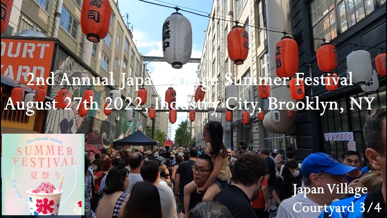 2022 Japanese summer festival at Japan Village, Industry City, New York (Part I)