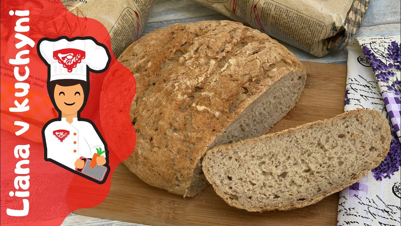 Bezlepkový chlieb s chrumkavou kôrkou