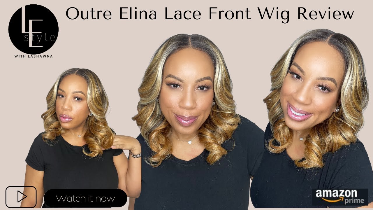 *New* Outre Elina Synthetic Lace Front Wig - Under $30 - Easy to Style - Beginner Friendly