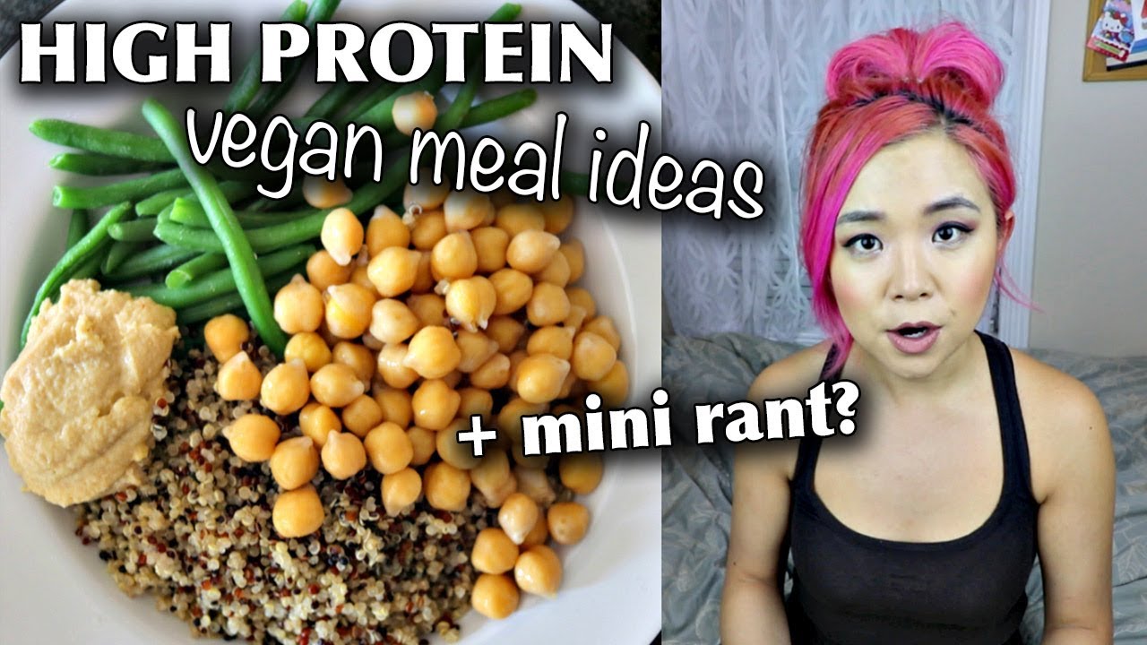 HIGH PROTEIN VEGAN MEAL IDEAS // What I Ate in a Day (Vegan)