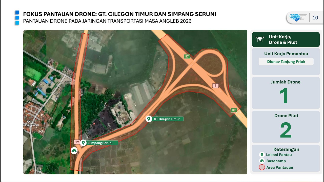 GT. Cilegon Timur dan Simpang Seruni | Kamis, 19-03 12:00 WIB | Normal Lancar