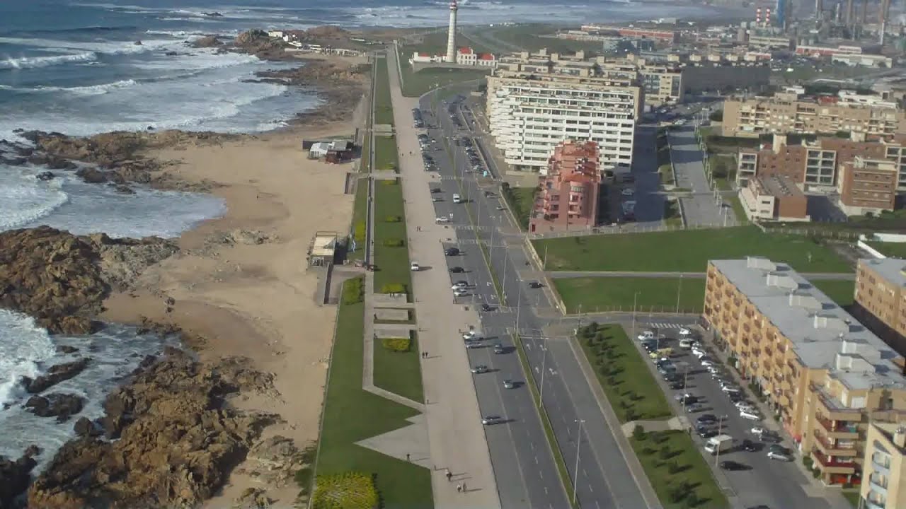 Leça da Palmeira vista aérea HD