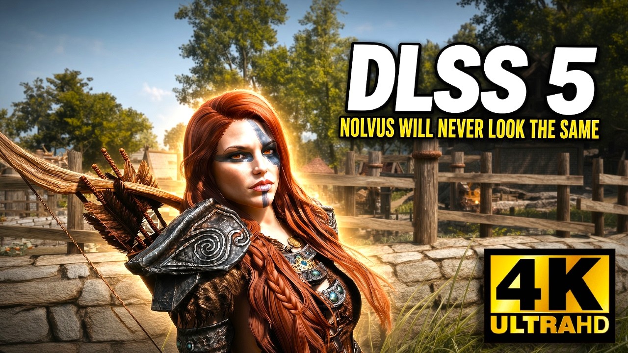 Skyrim With DLSS 5 Looks UNREAL | Nolvus Awakening V6 Gameplay Showcase