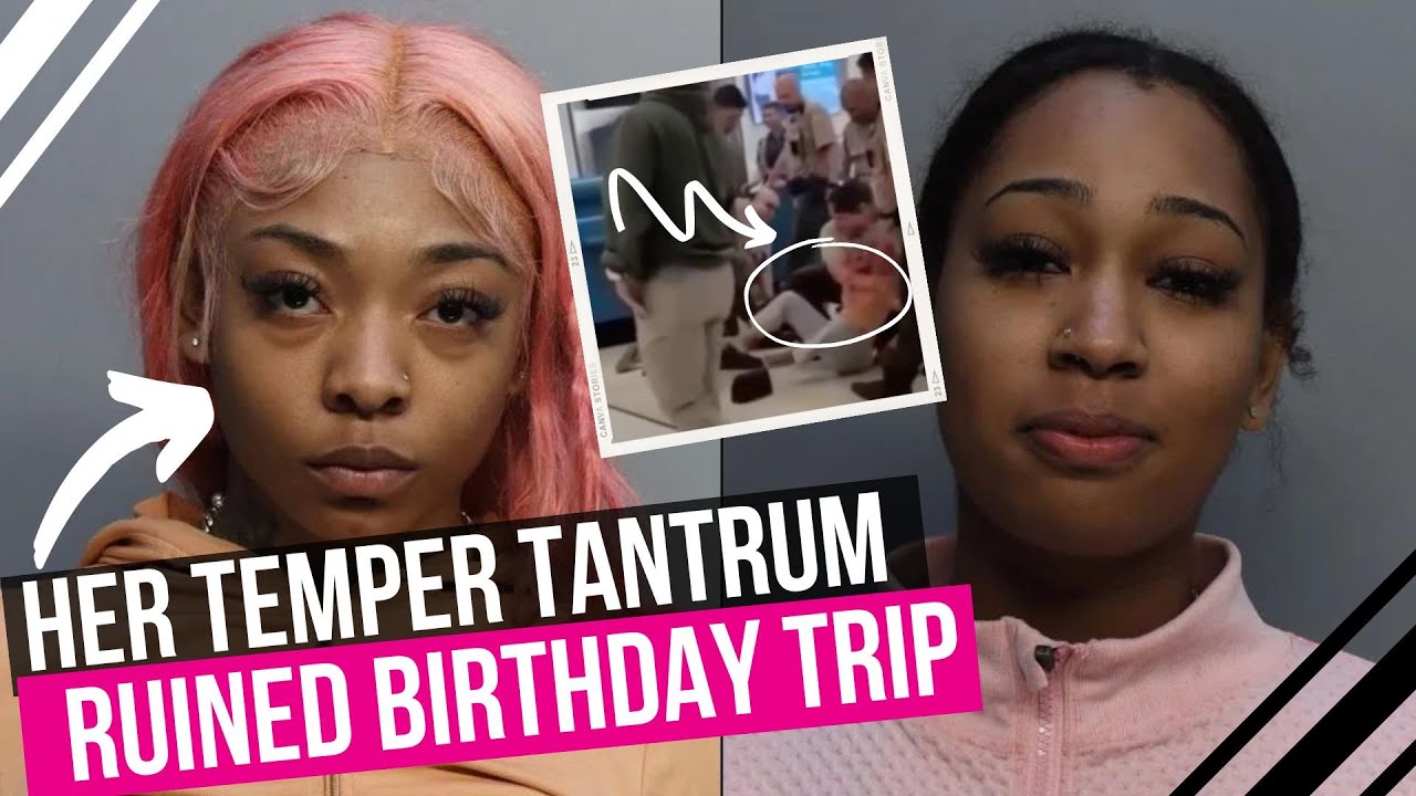 20YO Woman Ruined B-day Trip at Miami Airport + Her Friend Tried to Help Her ESCAPE Accountability