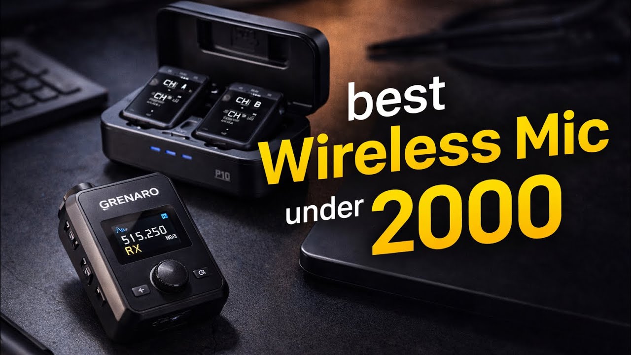 Grenaro P10 Wireless Microphone Under 2000 | Best Wireless Mic Under 2000 | Unboxing & Review 
