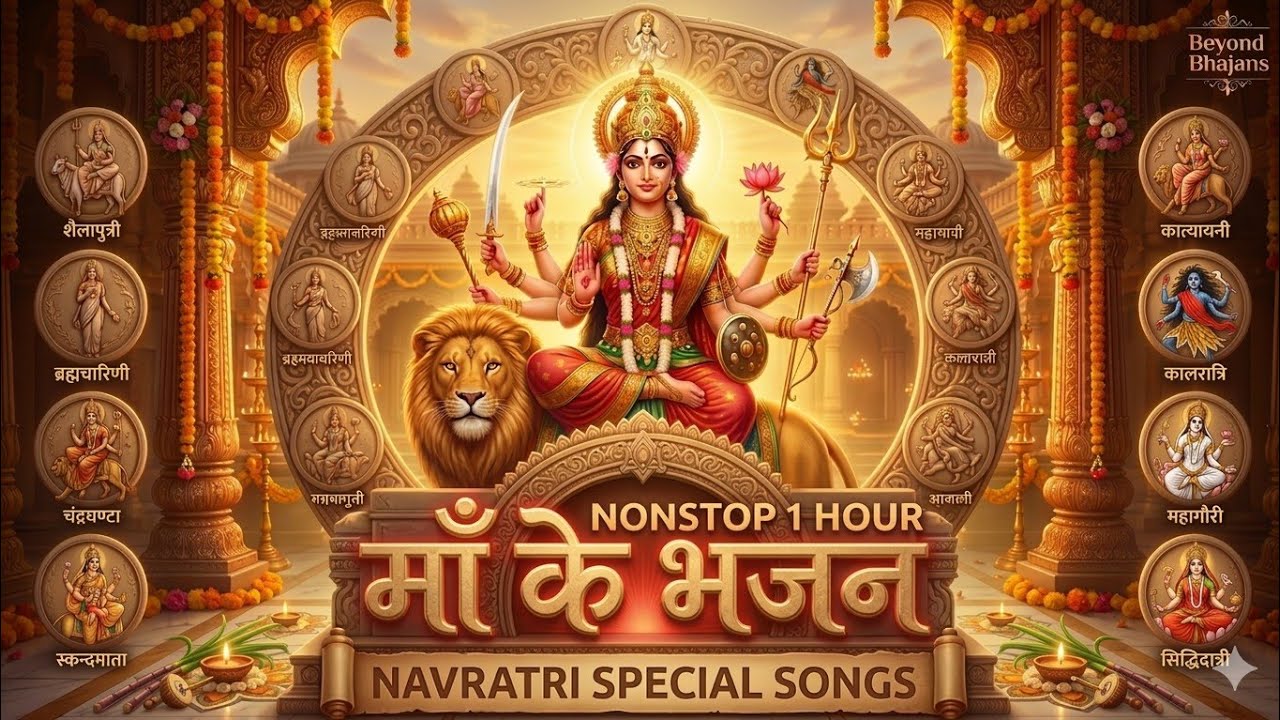 माँ के भजन | Nonstop 1 Hour Navratri Special Songs 2026 | Durga Bhajan | Navdurga Aarti