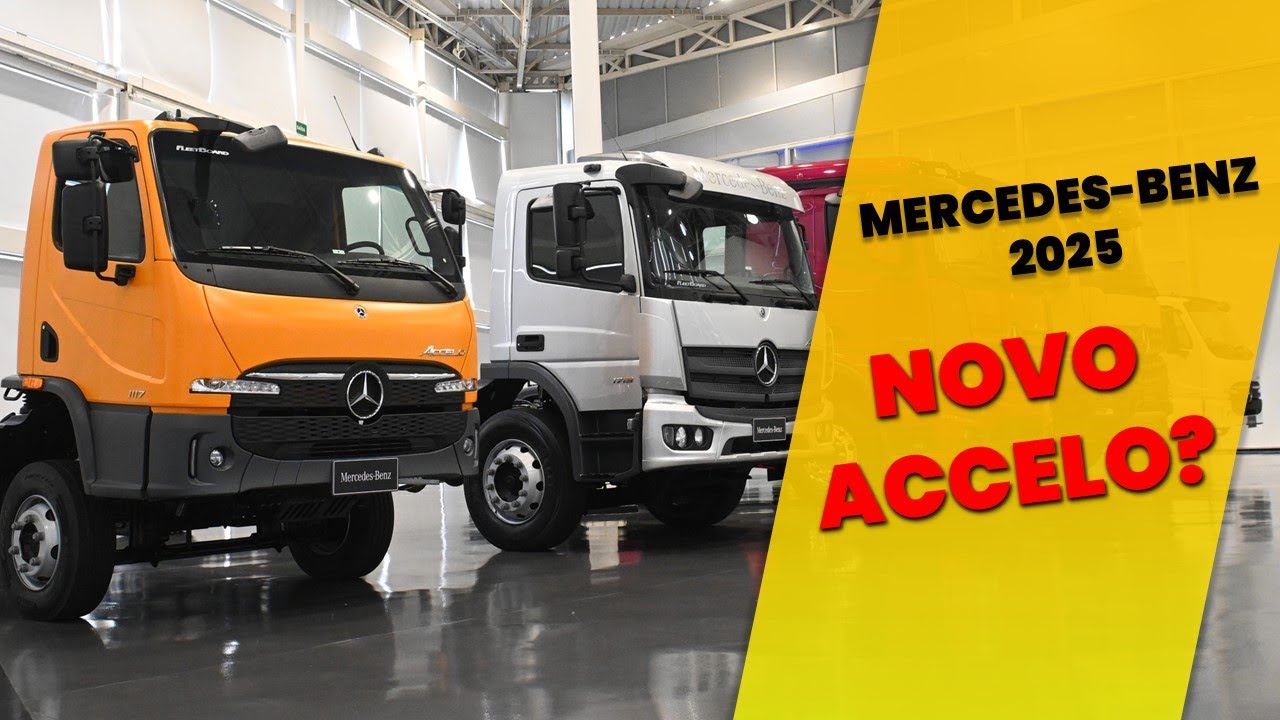 Conheça os caminhões Mercedes-Benz 2025 + Novo Accelo [LANÇAMENTO]