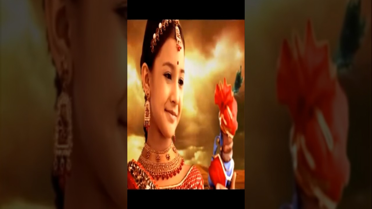 Meera serial title song | Meerabai Bhajan #meera #shorts #trending #krishna #ytshorts