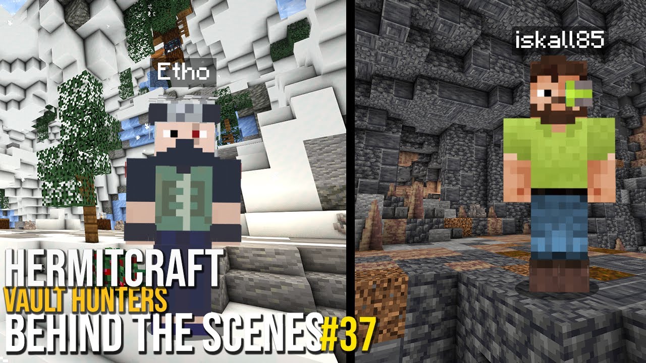 Who wins, Etho or Iskall? -  HermitCraft Vault Hunters - Behind The Scenes