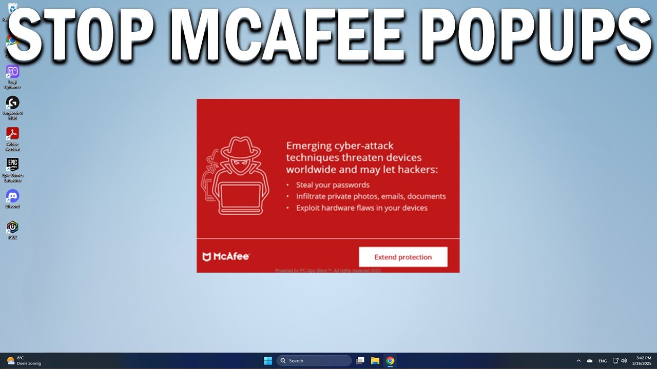 How To Stop McAfee Popups - Easy Fix