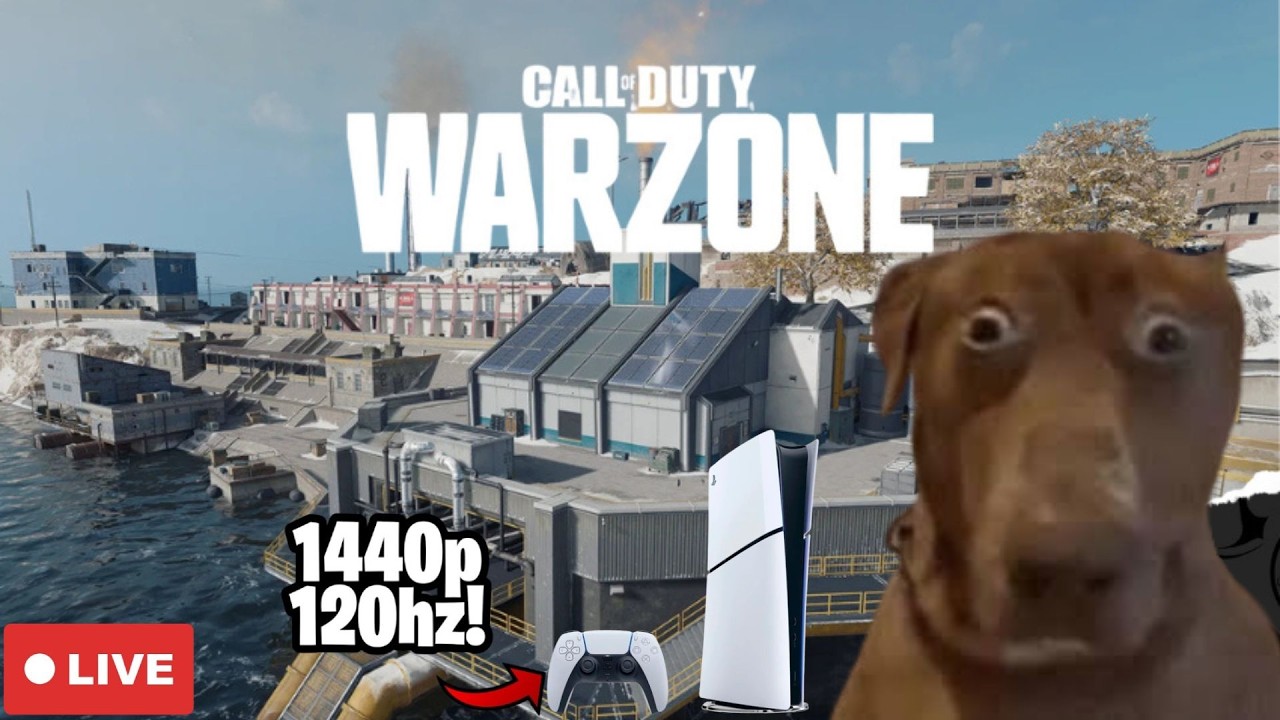 PS5 SLIM 825gb JOGANDO WARZONE EM 2k 120 FPS