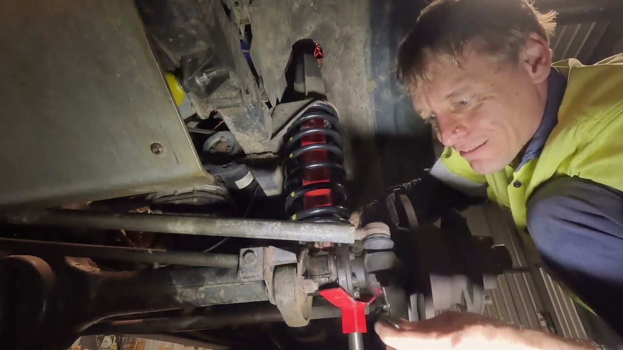 Outback Trip Preparation 3 - Replace Defender Springs ,Bushes, Steering Damper and Hoses