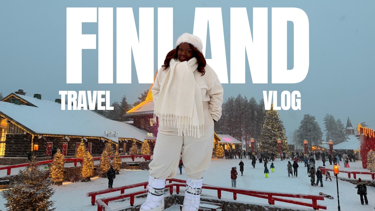 8 Days in Finland: Santa Claus Village, Reindeer, Husky Safari & Northern Lights| Winter Travel Vlog