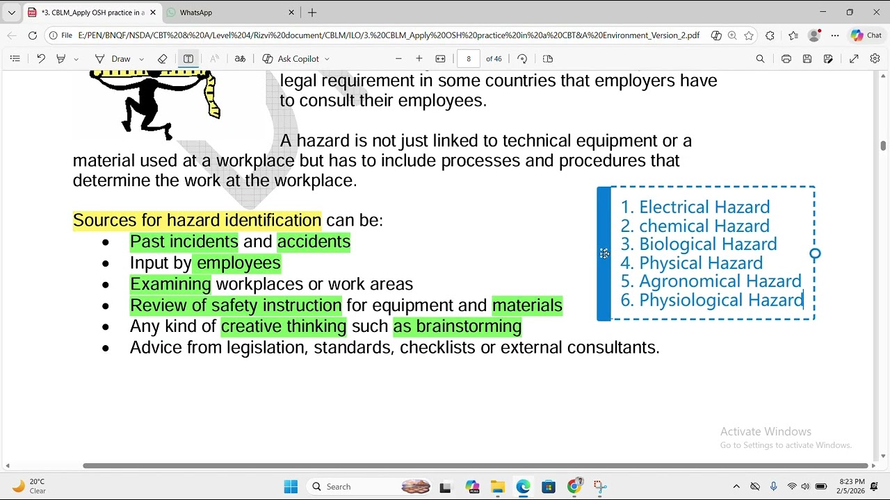 CBT&A Training || OSH || Part 2