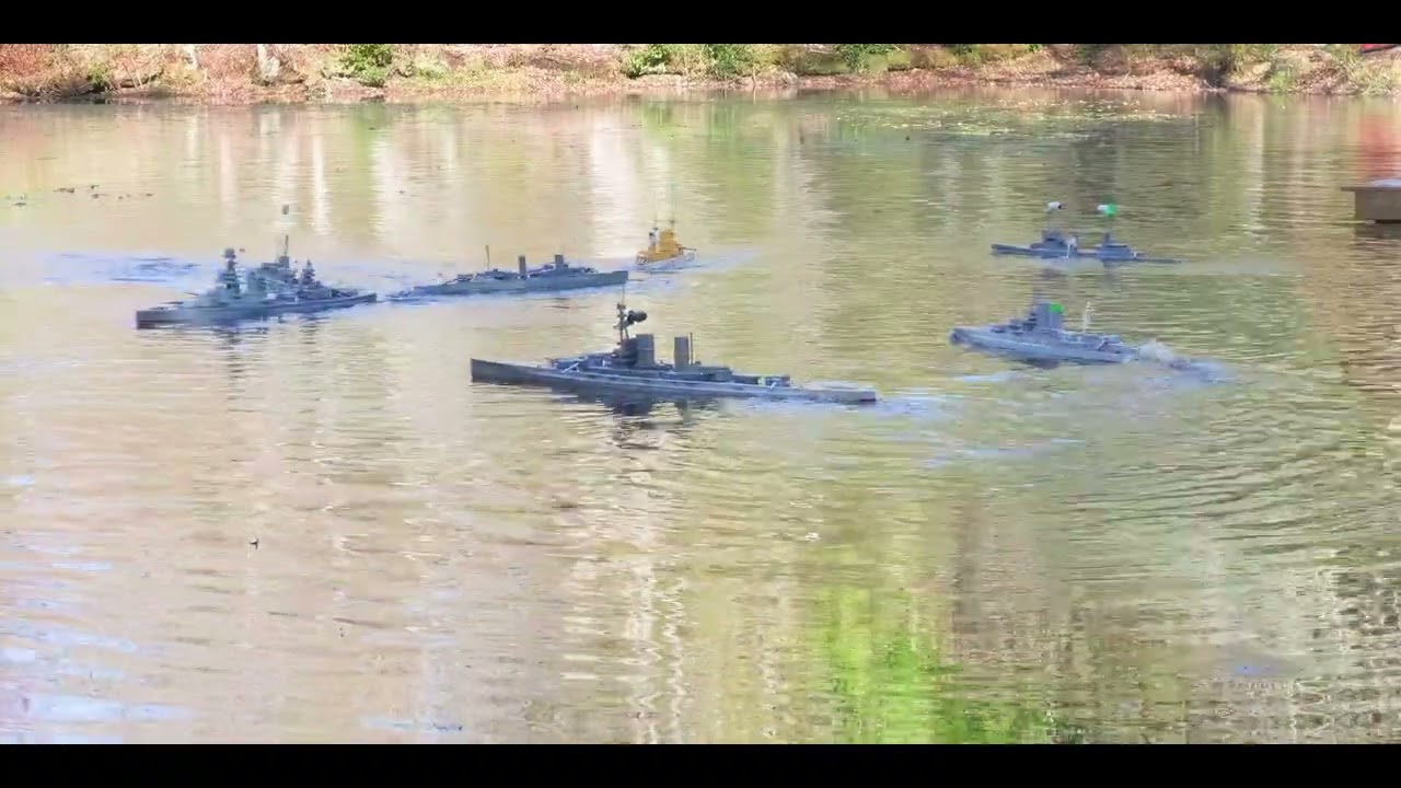 RC Battleships Fighting - RC WARSHIP COMBAT