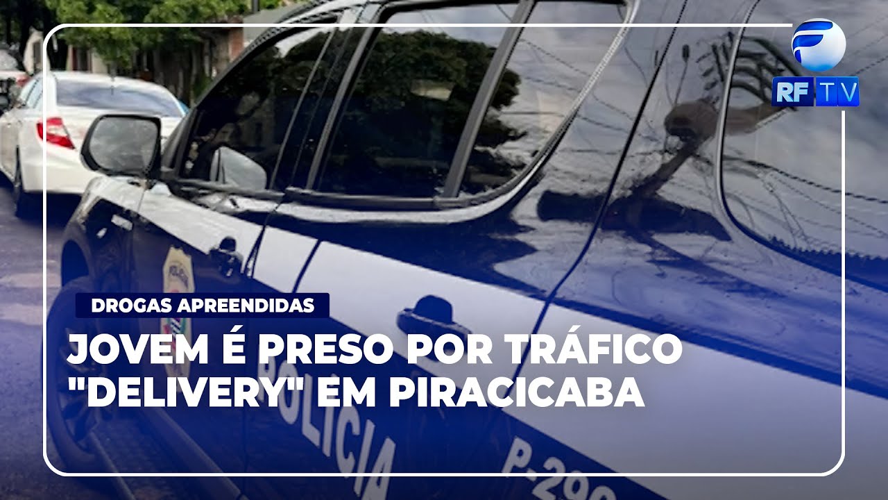 Alerta Total - Jovem é preso por tráfico "delivery" em Piracicaba