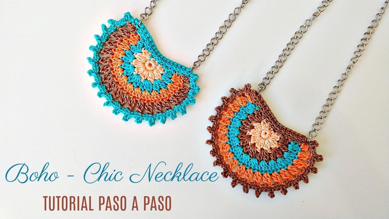 CÓMO TEJER COLLAR BOHO A CROCHET | HANDWORK DIY