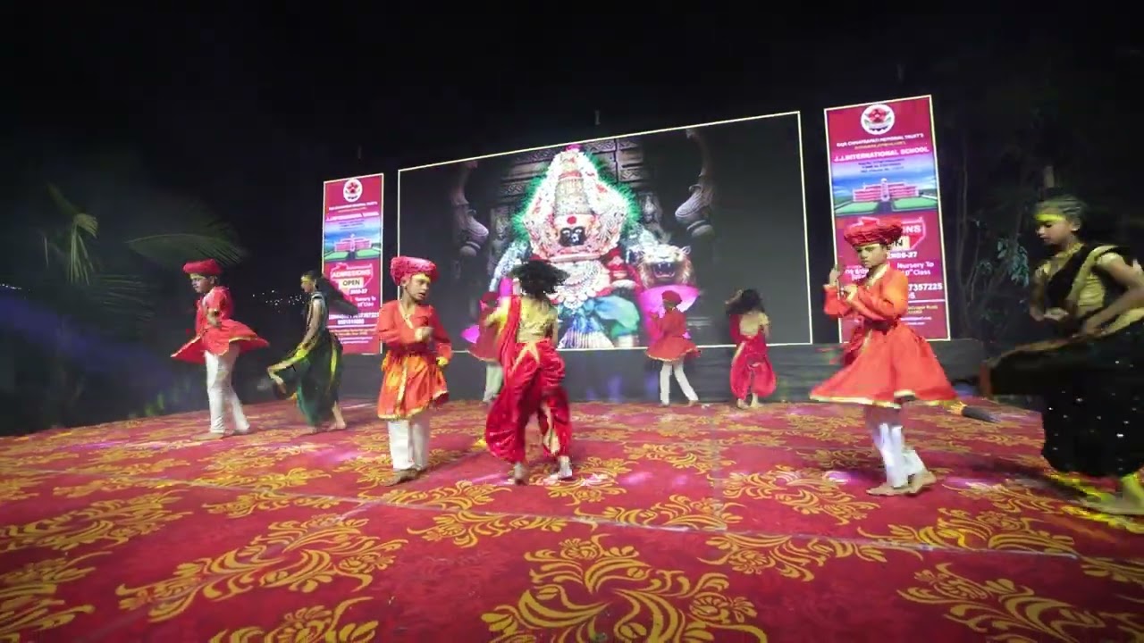Gondhal Nritya ANNUAL FUNCTION 2025-26 J J International School,Karandi,CBSE 