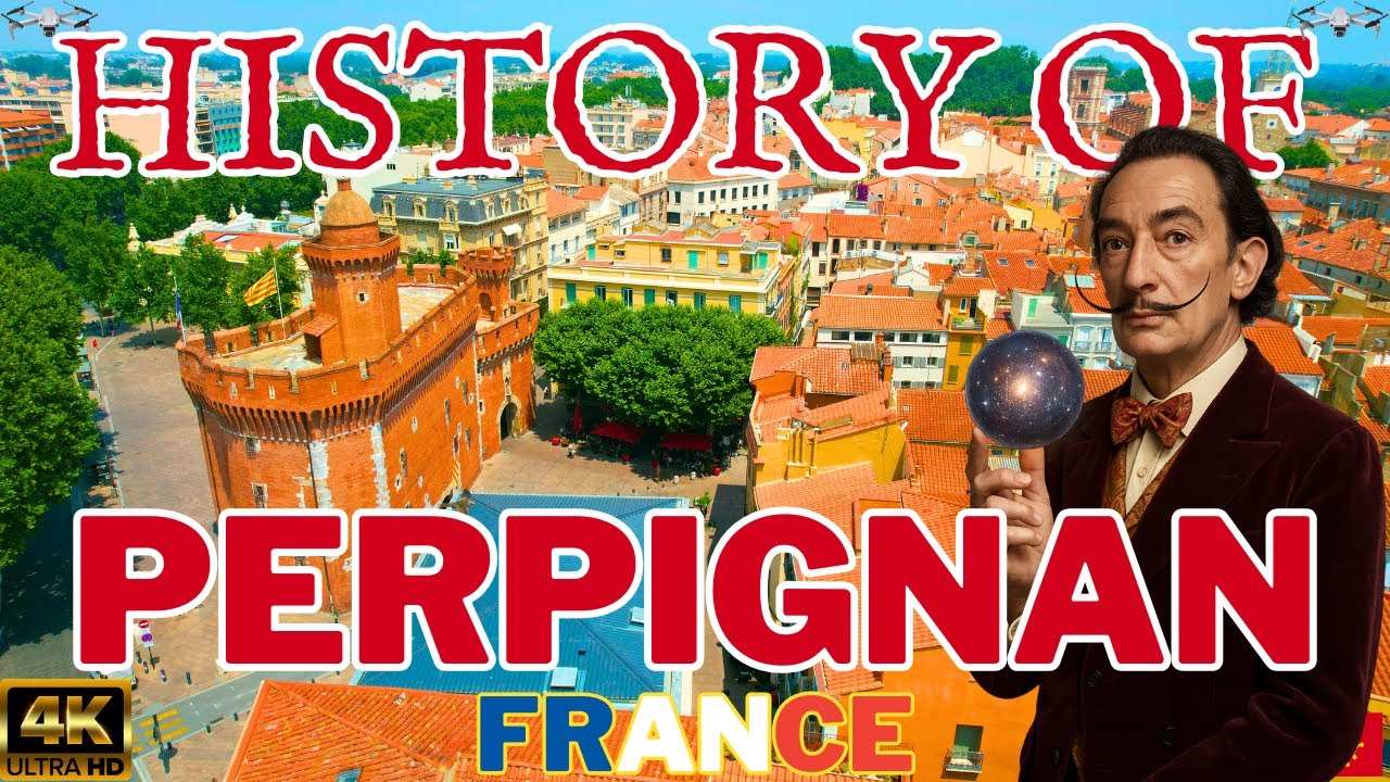 Perpignan France History 🇫🇷 [ 4K ] How Salvador Dal&iacute; Declared Perpignan the Center of the Universe