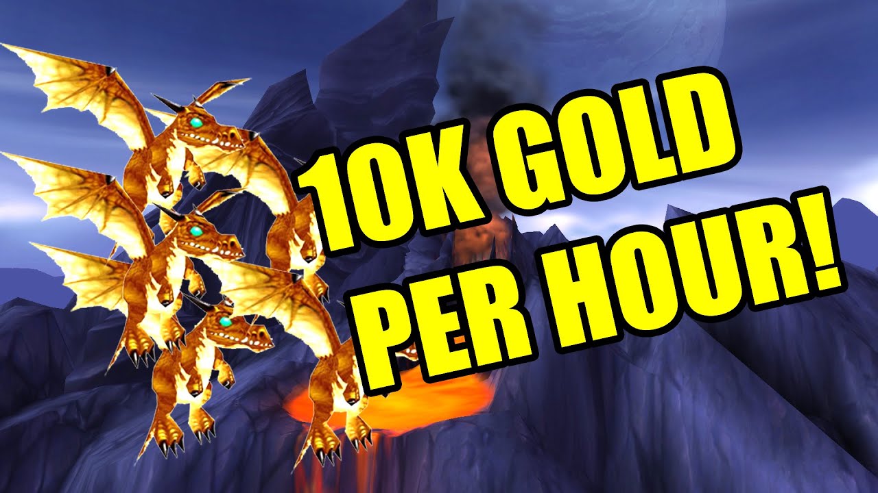 World of Warcraft How To Make Gold Farming Spot Bronze Whelpling