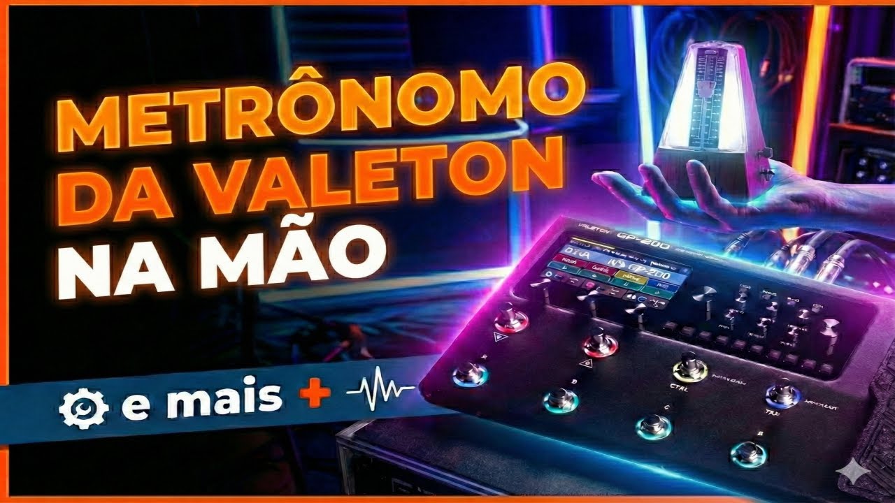 Metrônomo da Valeton na Mão