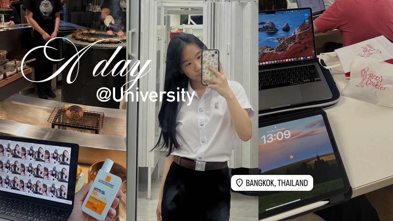 UNIVERSITY VLOG: หนึ่งวันของนักศึกษา BBA บัญชีจุฬา รุ่นพี่ปี 2 (Thai Student in Chula) 👨‍🏫 | cremaa