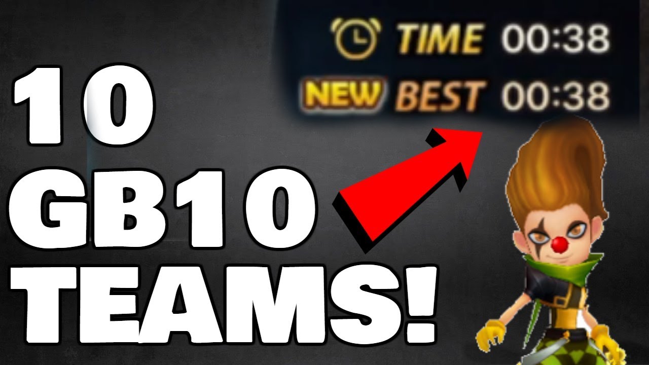 10 Unique GB10 Speed Teams - NO NAT 5 Giants B10 Speed Teams - Summoners War