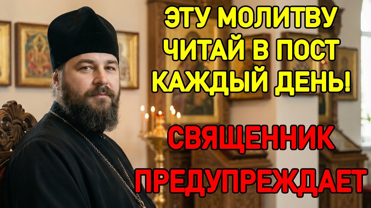 ЭТУ МОЛИТВУ Читай Каждый День Великого Поста! Защита и Сила на Все 48 Дней — Ее Должен Знать Каждый!