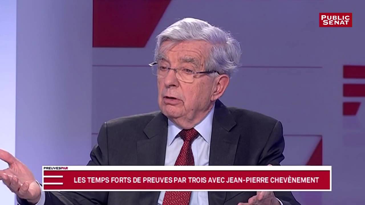 Invité : Jean-Pierre Chevènement - Preuves par 3 - Les temps forts (05/04/2016)