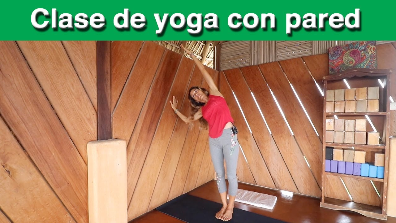 Clase de hatha yoga completa - 60 min - yoga con pared