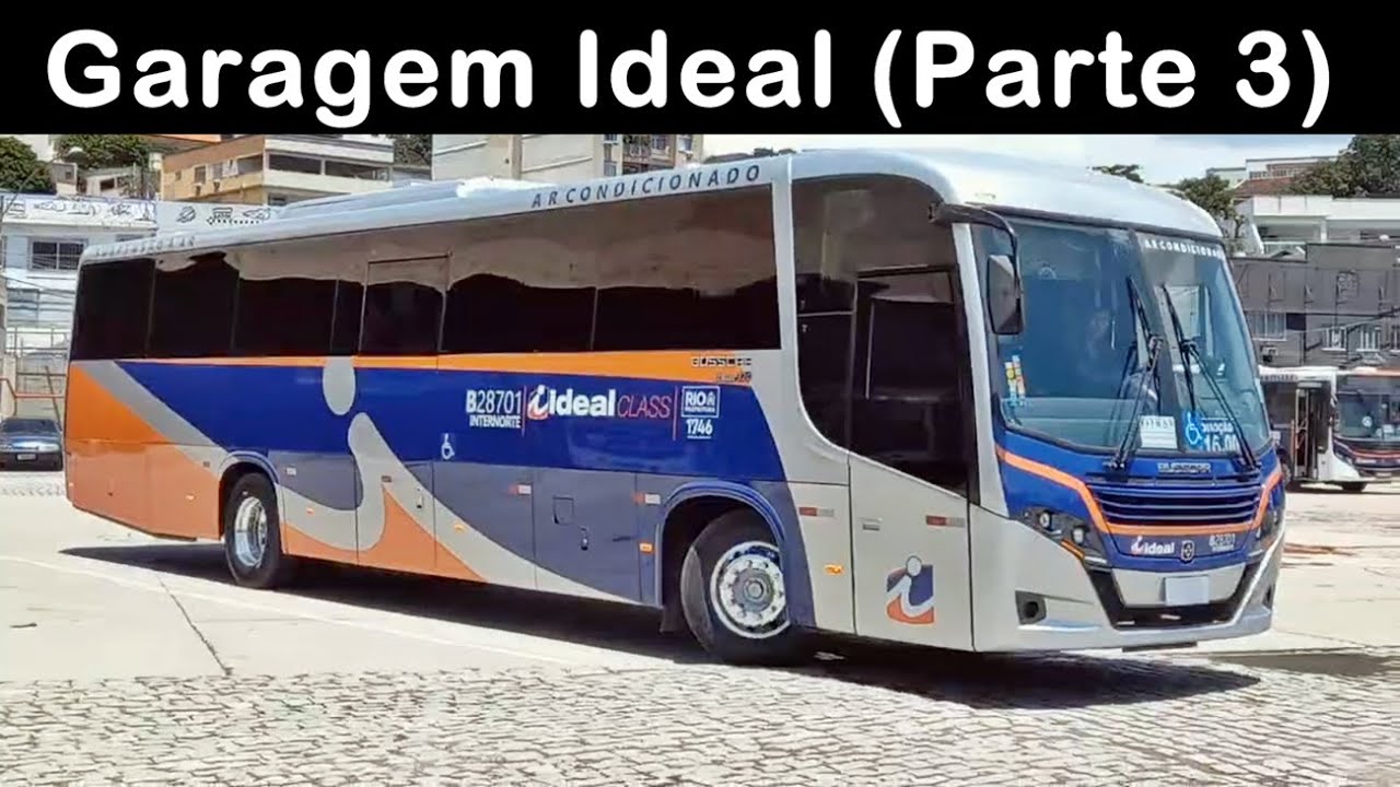 Garagem Ideal (Parte 3) - Conhecendo novos Busscar El Buss 320 Viação Ideal na garagem da empresa.