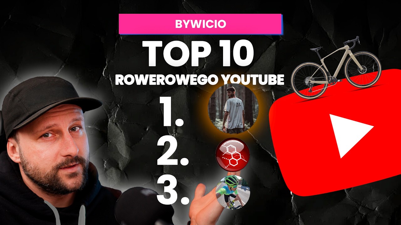 Najlepsze kanały rowerowe na YouTube 2026 &ndash; M&oacute;j ranking TOP 10! || byWicio