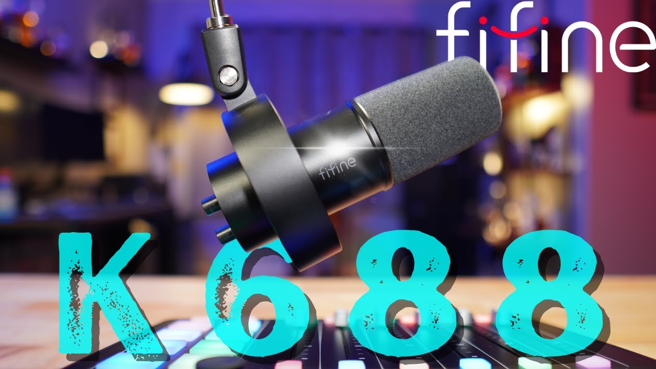 Fifine K688 XLR/USB Dynamic Podcast Mic - Review and Sound Comparison