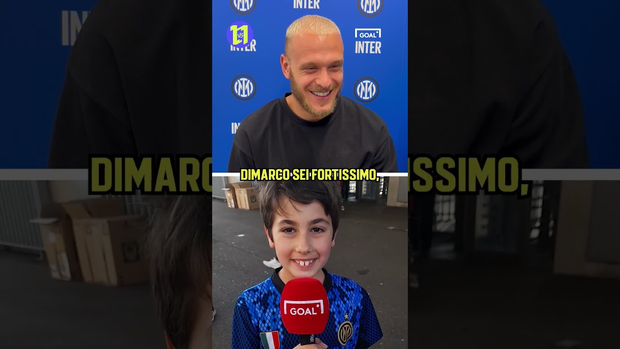 DIMARCO e l&rsquo;amore dei tifosi dell&rsquo;Inter: E M O Z I O N I 🥹 #shorts