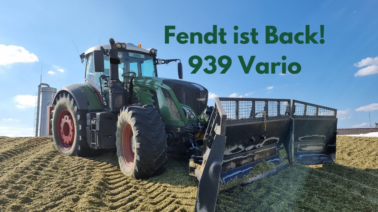 Haben wir wieder einen Fendt? Let´s Drive Fendt Vario 939 am Mais schieben