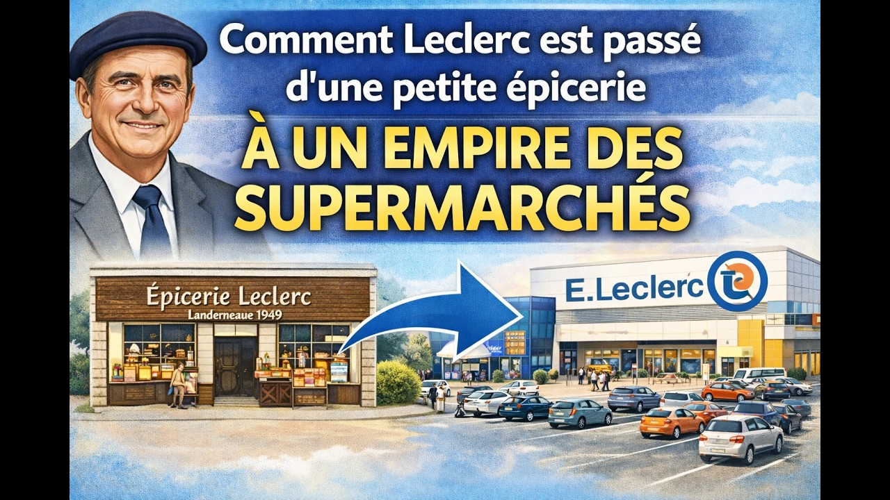Comment Leclerc est passé d’une petite épicerie à un empire des supermarchés