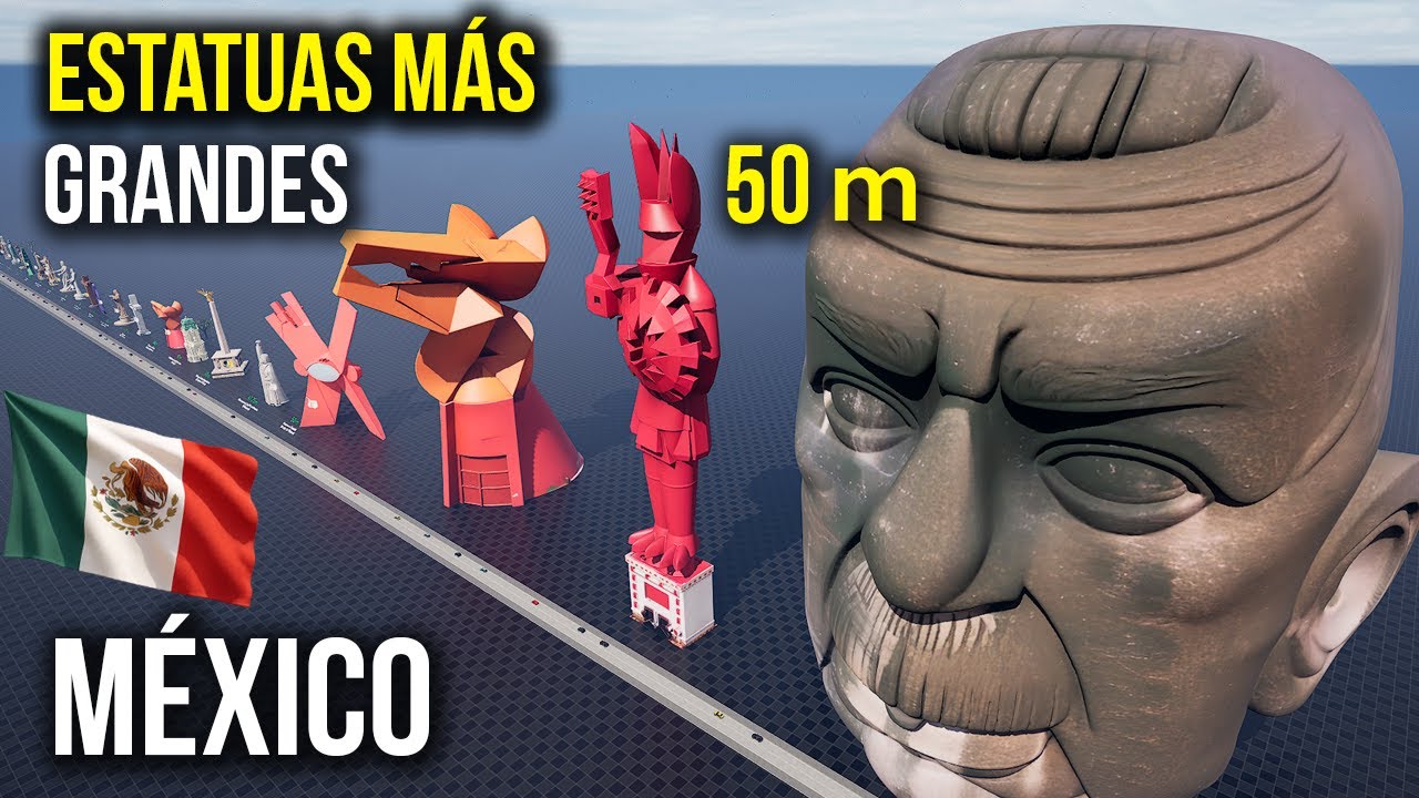 Las ESTATUAS Más GRANDES de MÉXICO 🇲🇽 😱🗿Ranking Sorprendente