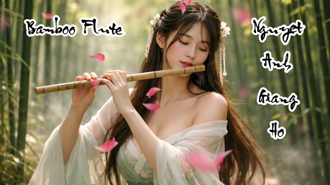 NGUYỆT ẢNH GIANG HỒ | Sáo Trúc & Đàn Tranh Cổ Phong | Nhạc Kiếm Hiệp Không Lời