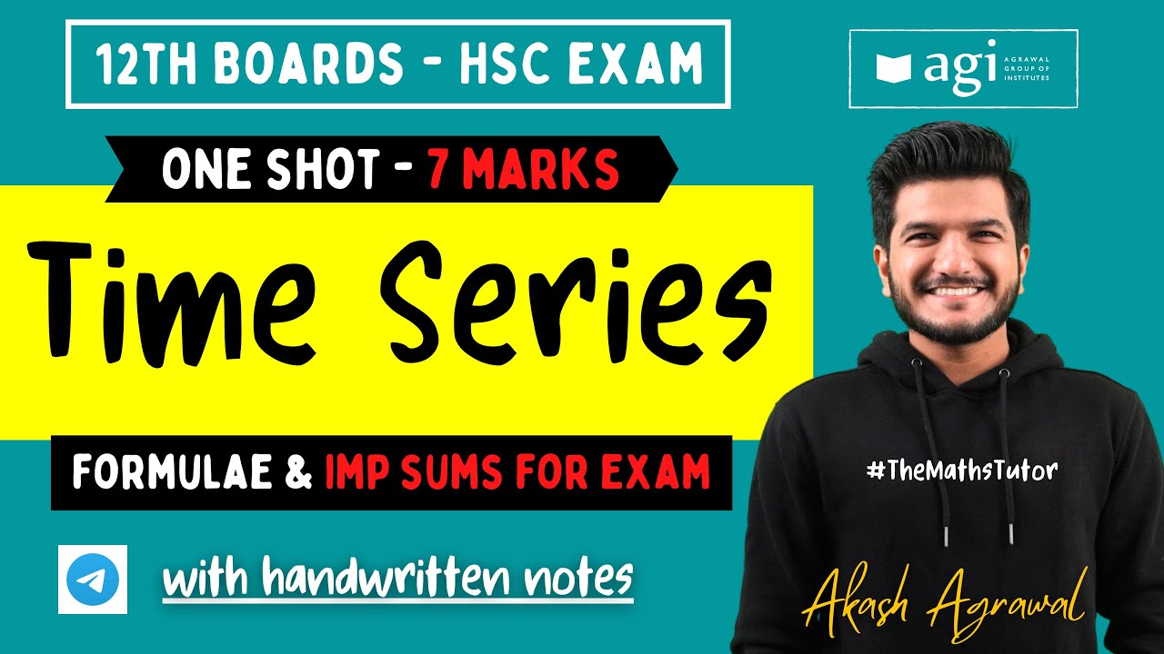 One Shot Time Series | 12th Commerce Maths Maharevision 2 | HSC Commerce 2024 | Akash Agrawal