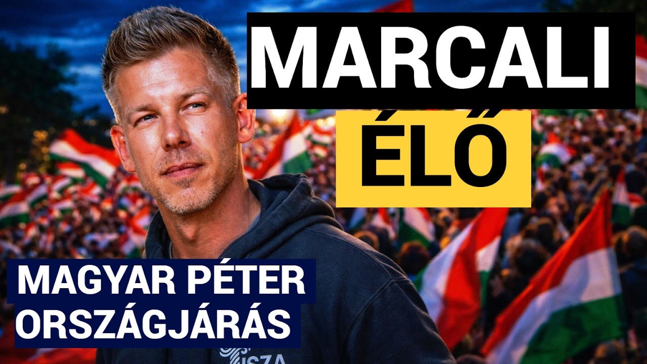 TISZA Párt országjárás MARCALI - ÉLŐ KÖZVETÍTÉS #tiszapárt #magyarpeter