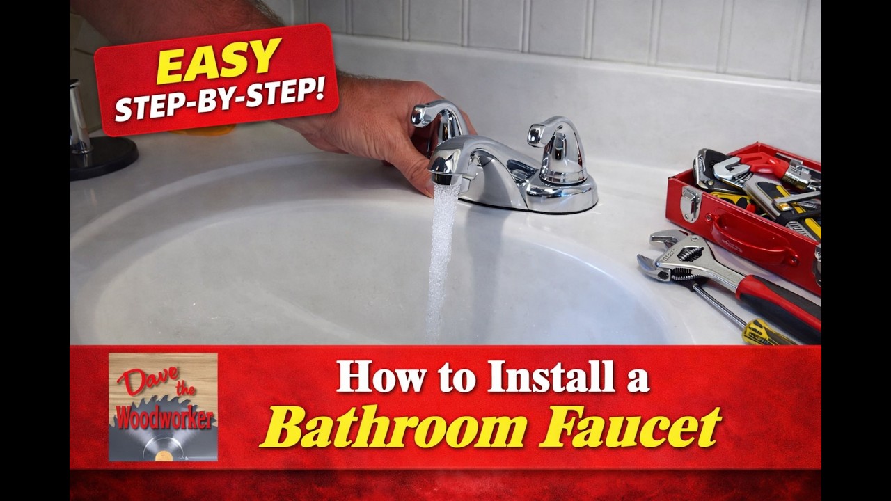 How to Install or Replace a Bathroom Faucet
