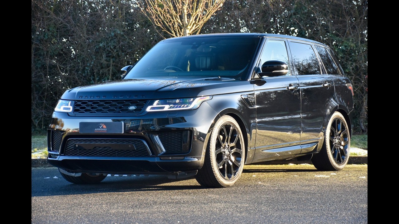 Range Rover Sport Autobiography Dynamic in Santorini Black Metallic - Approved Performance UK